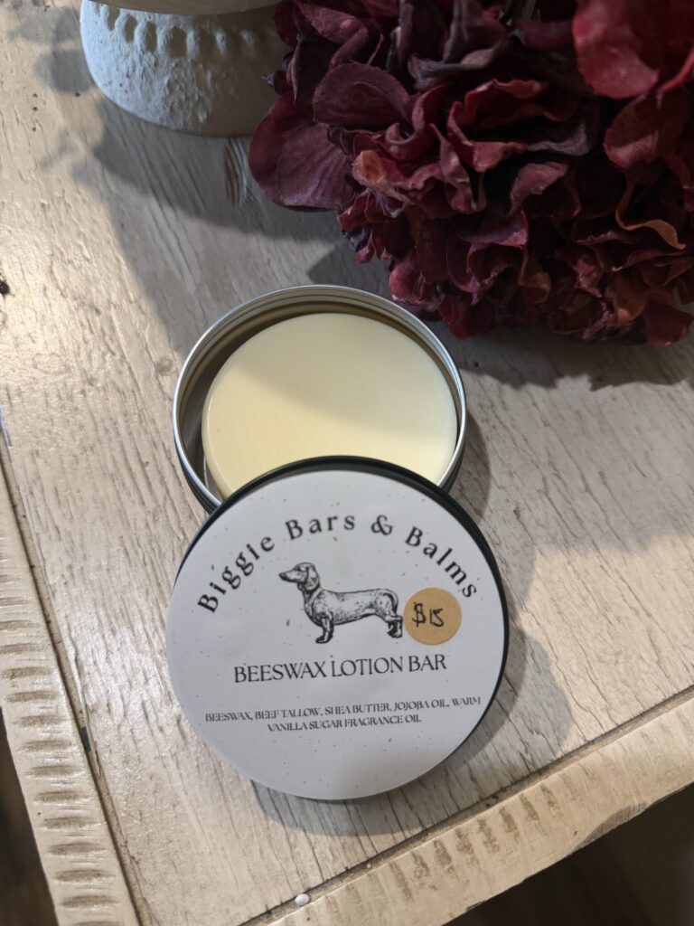 Solid Beeswax Lotion Bar